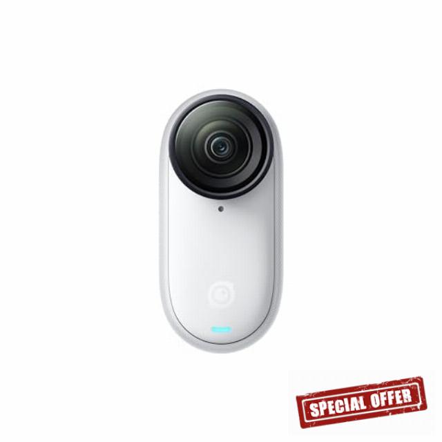 Insta360 GO 3S - 128 GB White GO 3S Camera Only 4K Tiny Portable Vlogging Camera