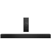 Hisense HS214 2.1Ch All- In-One 108W Soundbar with Built-In Subwoofer, Black, Compact Design, AUX...