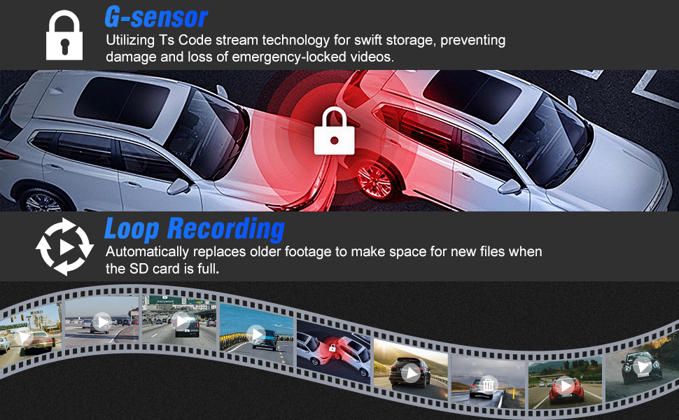 3 channel 4k dash cam for car rv truck bus