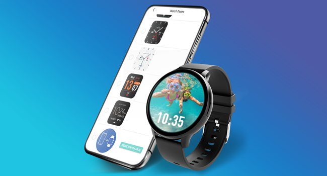 Man making a call using the series 14 watch