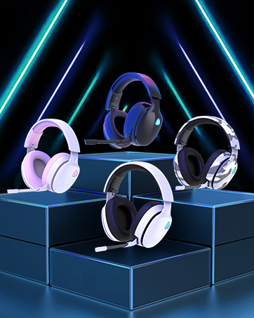gaming accessories phone headset with microphone head phones gaming headset white