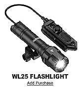 Feyachi FL14 LED Torches 1200 Lumen Matte Black Tactical Flashlight Torch with Flashlight Mount a...