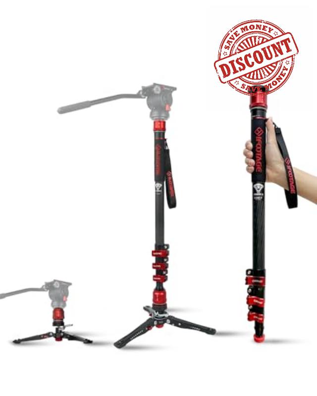 IFOOTAGE Cobra 3 Strike Monopod C180F-P