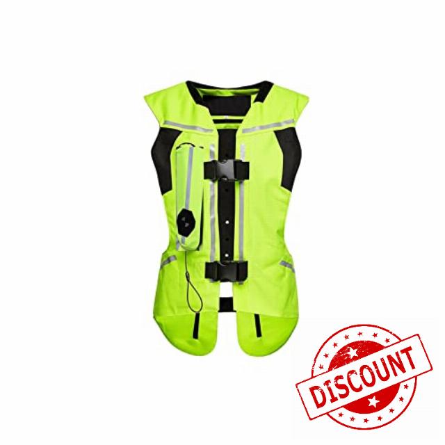 All Season Motorcycle Airbag Vest With Neck And Tail Vertebrae Suitable For Adult Men