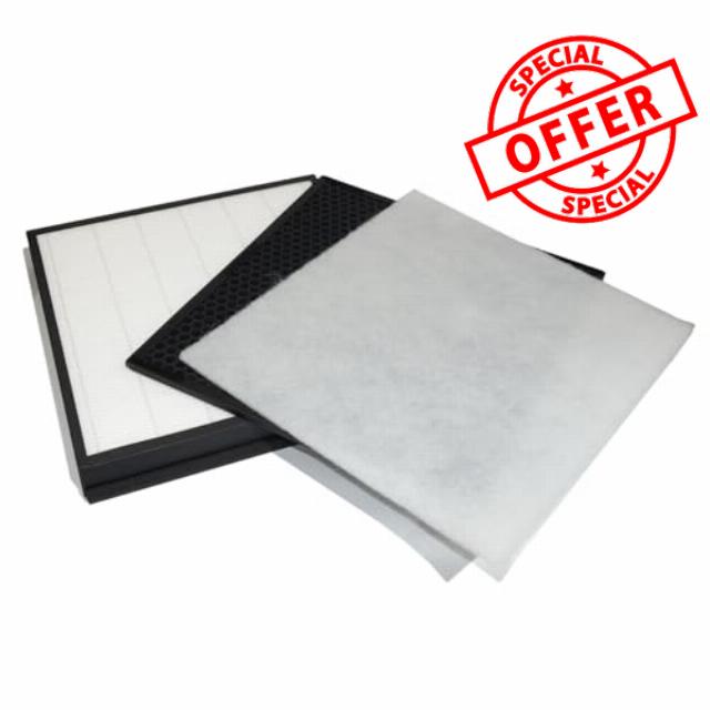 PUREBURG Aeramax Replacement Filter Pack Compatible with Fellowes Aeramax Pro AM3 & AM4 Air Purifiers