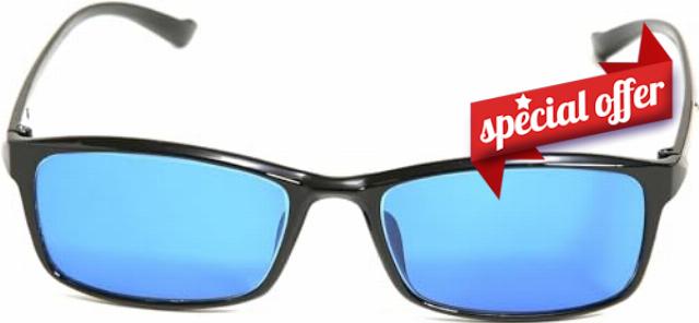 Color Blind Glasses for Red-Green/Blue-Yellow Color Vision Deficiency Indoor/Outdoor Use ~ Pick Yours (Casual TP-008 for Blue Deficiency)