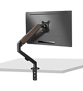 HILLPORT Single Monitor Arm Mount Ultrawide Articulating Gas Spring Arm Adjustable Vesa Desk Stan...