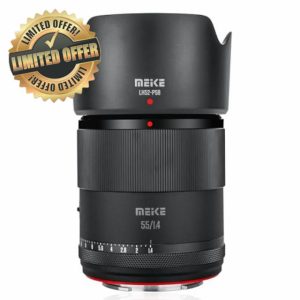 Meike 55mm F1.4 Standard Aperture APS-C Frame AF STM(A Stepping Motor) Lens Auto Focus Fixed Prime Portrait Lenses Nikon Z Mount Mirrorless Cameras Z5