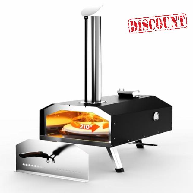 12" Wood Pellet Outdoor Pizza Oven
