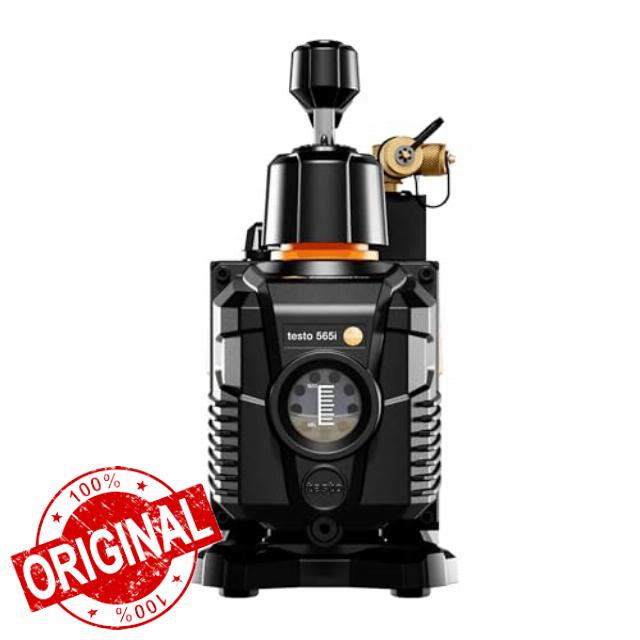 testo 565i Smart Vacuum Pump (7 CFM) - Smart AC Vacuum Pump for Automated Evacuations Includes Integrated Decay Test - A/C Vacuum Pump 198 l/min - App Operation