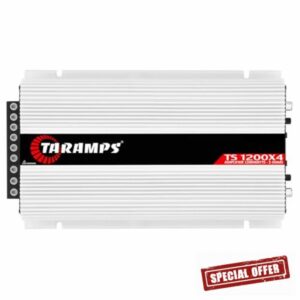 Taramps TS 1200x4 Amplifier Car Audio 1200W RMS 2 Ohms 4 Channels 2 Bridged Channels