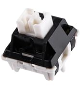 EPOMAKER Zebra 40gf Linear Mechanical Keyboard Switches, 5-Pin Pre Lubed Creamy Switch, 100 PCS, ...