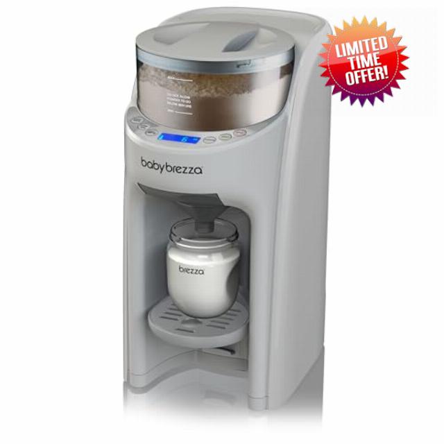Baby Brezza New and Improved Formula Pro Advanced Formula Dispenser Machine - Automatically Mix a Warm Formula Bottle Instantly - Easily Make Bottle with Automatic Powder Blending