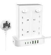 UK to Australia Plug Adapter, Australian Travel Adapter with 1 UK Socket, 2 USB A and 2 USB C(35W...