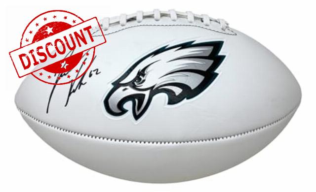 Jason Kelce Signed Philadelphia Logo Football PSA ITP Hologram