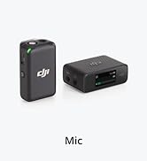 DJI Mic (2 TX + 1 RX + Charging Case), Wireless Lavalier Microphone, 250m (820 ft.) Range, 15-Hou...