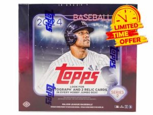 2024 Topps Series 2 MLB Baseball Hobby JUMBO Trading Card One Autograph + 2 Relic Cards Per Box!