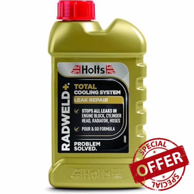 AMK® Holts Radweld Plus 250ml Coolant Leak Repair Suitable for All Cars No Clogging Works in Whole System Permanent Non Damaging