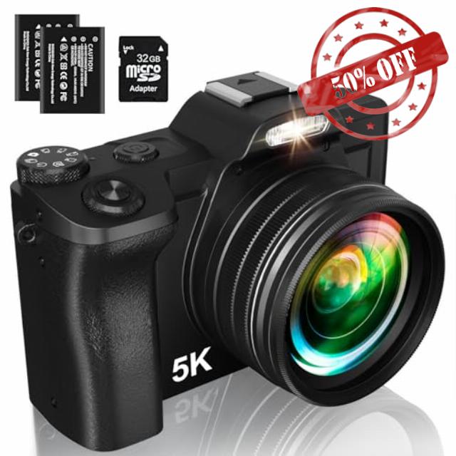 5K Digital Camera for Photography