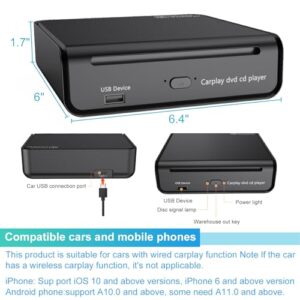 CarPlay DVD Player Used for Vehicles Factory or Aftermarket Radio with Wired CarPlay
