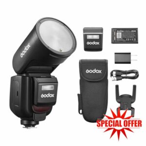Godox V1 Pro Round Head TTL Camera Flash for Sony