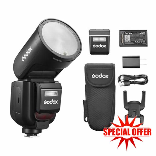 Godox V1 Pro Round Head TTL Camera Flash for Sony