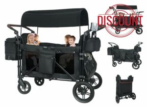 Wagon Stroller for 4 Kids