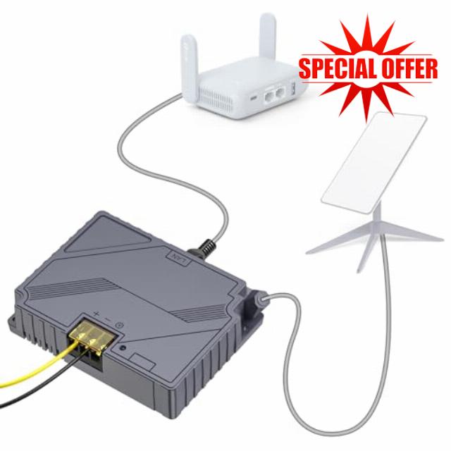 XLTTYWL Starlink PoE Injector - 150W GigE Passive ABS Surge & ESD Protection with High-Speed Network