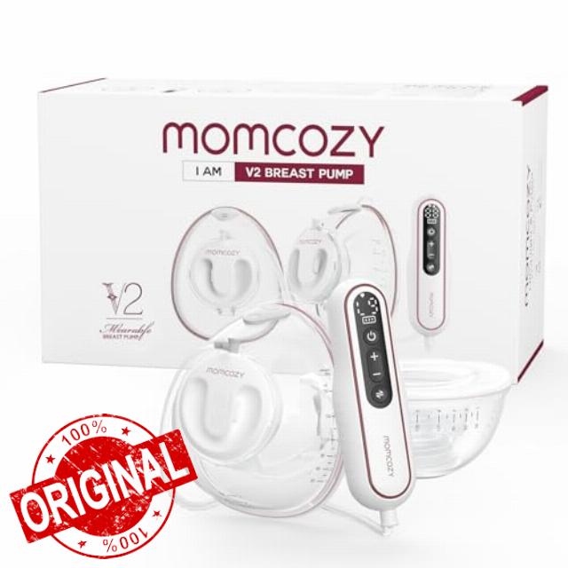 Momcozy Hands Free & Ultra-Light Breast Pump V2