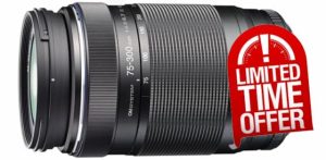 Olympus OM SYSTEM M.Zuiko Digital ZERO Coating ED 75 to 300mm F4.8 to 6.7 II Super-Telephoto Zoom Lens for OM-D and PEN Cameras