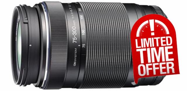 Olympus OM SYSTEM M.Zuiko Digital ZERO Coating ED 75 to 300mm F4.8 to 6.7 II Super-Telephoto Zoom Lens for OM-D and PEN Cameras