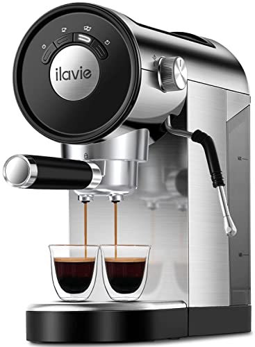 20Bar Espresso Coffee Machine with 30 oz Removable Tank for Cappuccino