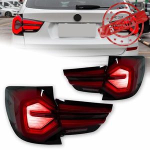 Tail Lamp 10-17 For BMW X3 F25 Modified G01 Tail Lamp Non Destructive Installation Start Running Horse Flow Turn Dual Reverse Dual Fog Lamp(Red)