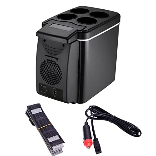6L Car Fridge - 12v Electric Car Cooler | Portable Quiet Camping Fridge | Car Refrigerator High Efficiency Energy Saving | Car Freezer Cooler & Warmer Icebox Travel Refrigerator for Home Outdoo