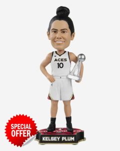 Kelsey Plum Las Vegas Aces 2022 WNBA Champions Bobblehead WNBA Basketball