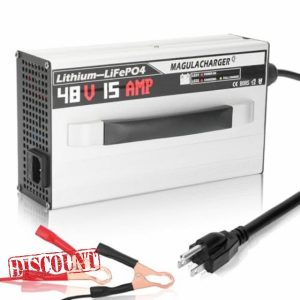 48V 15A Lifepo4 Lithium Battery Charger with Intelligent Charging Protection and Trickle Charge