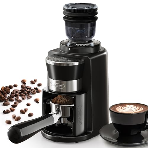 Supports 51 & 58 mm Portafilter. 31 Levels of Accuracy Settings