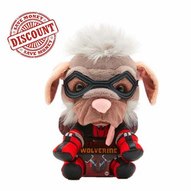 MARVEL Dogpool plush figure (26 cm) - detailed Super Hero plush toy from the MARVEL Studios Deadpool & Wolverine movie