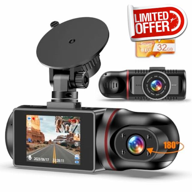 Dash Cam Front and Inside