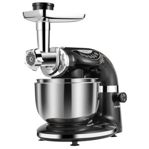 8.5QT+ 6QT Two Stainless Steel Bowls Electric Food Mixer