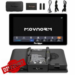 Portkeys LH5P II 2200nit Touchscreen Camera Field Monitor Wide Color Gamut New Peaking LUT Video Assist Luma RGB Waveform for DSLR (5.5 inch)