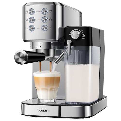 20 Bar Espresso Maker with Automatic Milk Frother for Cappuccino & Latte