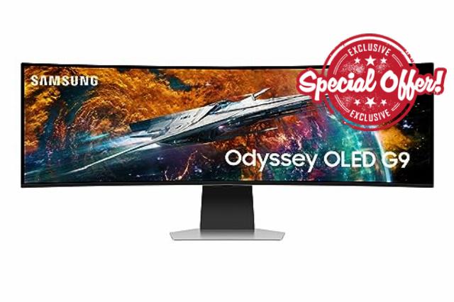 SAMSUNG 49" Odyssey OLED G9 (G95SC) Series Curved Smart Gaming Monitor