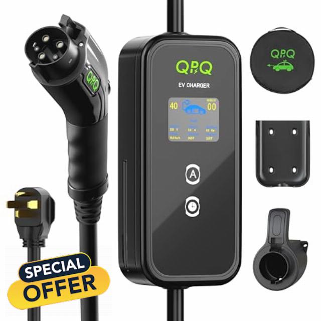 Level 2 EV Charger 40Amp Portable EV Charger Level 2
