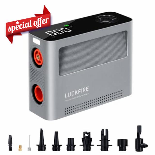 Tire Inflator Portable Air Compressor Paddle Board Pump