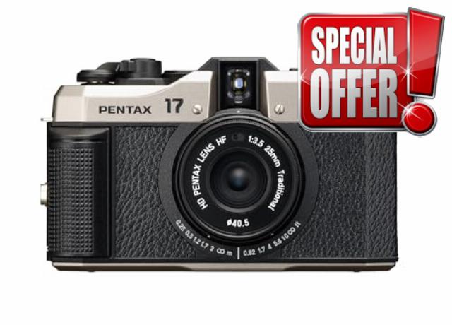 PENTAX 17 Fixed-Focal length compact film camera designed to capture half-size photographs