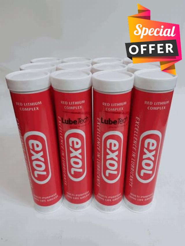 EXOL LITHIUM COMPLEX 400GM X 12 GREASE CARTRIDGES