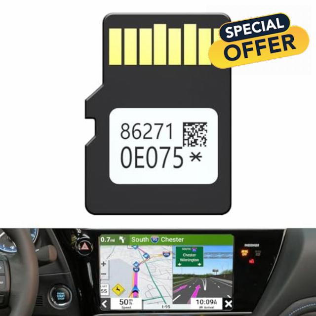 Giguid 2023 Latest Navigation SD Card for Toyota - 86271-0E075 Navigation GPS Micro Card with Toyota Prius 4 Runner Avalon Camry