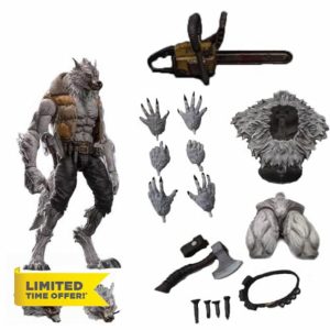 RAYGE3LOV FuRay Planet Veteran William (White) 1/12 Scale Figure 8.5in Werewolf Furry Action Figures