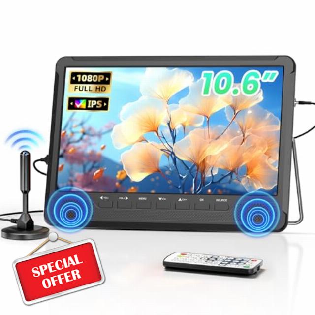 Desobry 10.6" Small TV